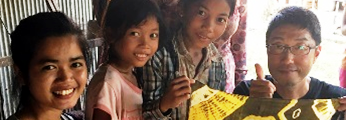 カンボジアの伝統織物を再生する村へ